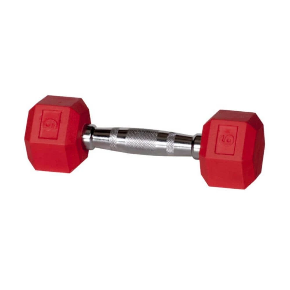 York Barbell Colored Rubber Dumbbells 6 York Barbell Colored Rubber Dumbbells - Image 6
