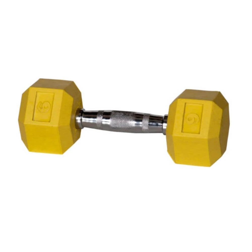 York Barbell Colored Rubber Dumbbells 9 York Barbell Colored Rubber Dumbbells - Image 9