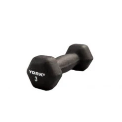 York Barbell Black Neoprene Hexagon Fitbells -Fitness Equipment Sales York Barbell 15601 Black Neoprene Hexagon Fitbells 3