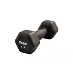 York Barbell Black Neoprene Hexagon Fitbells -Fitness Equipment Sales York Barbell 15601 Black Neoprene Hexagon Fitbells 9