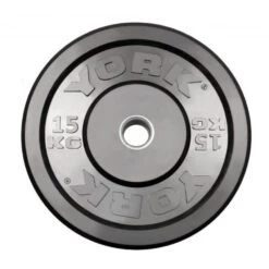York Barbell USA Rubber Bumper Kilo Plates 7 York Barbell USA Rubber Bumper Kilo Plates -Fitness Equipment Sales York Barbell 28082 York Barbell USA Rubber Bumper Plates 15