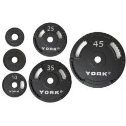 York Barbell G-2 Cast Iron Olympic Plates