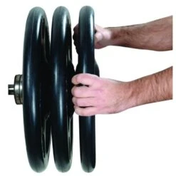 York Barbell Iso-Grip Steel Olympic Plate -Fitness Equipment Sales York Barbell 29010 Iso Grip Steel Olympic Plate 3D View