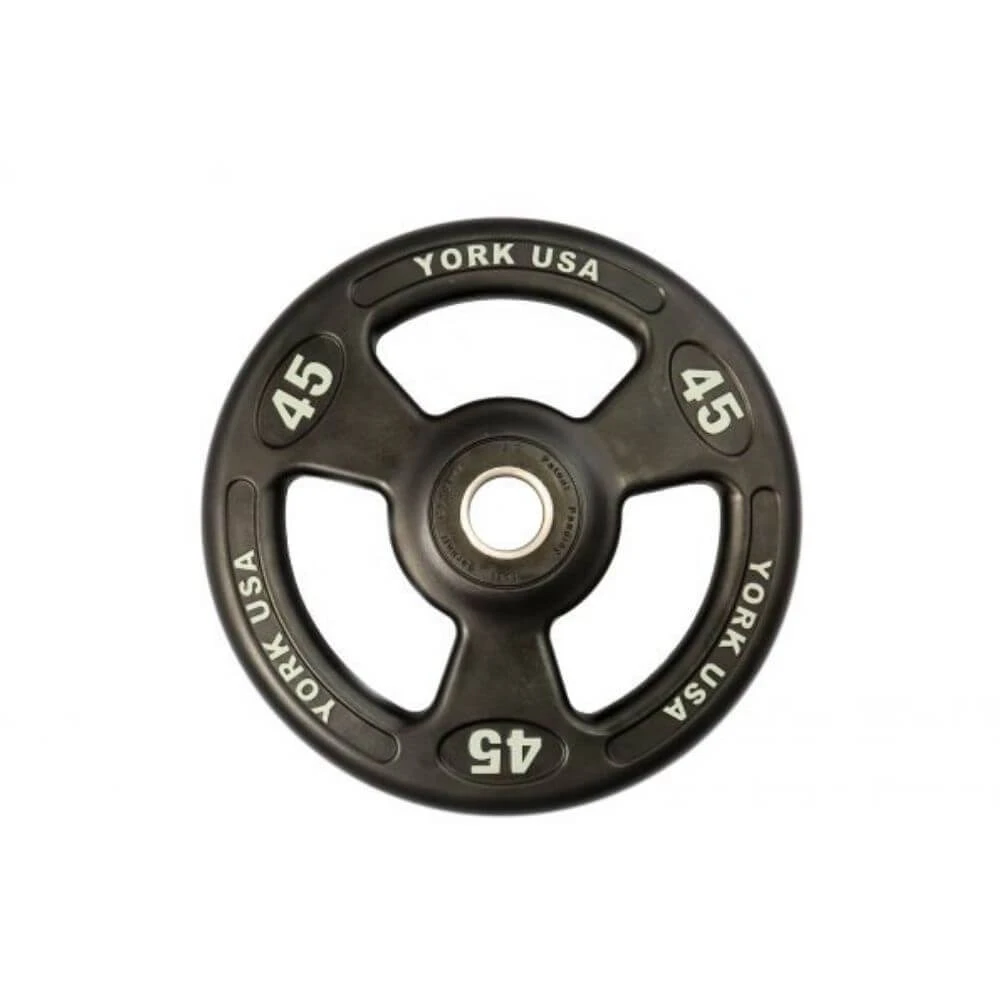 York Barbell Iso-Grip Urethane Plate Set 6 York Barbell Iso-Grip Urethane Plate Set - Image 6