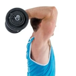 York Barbell 3' Triceps Bar -Fitness Equipment Sales York Barbell 32043 3 Triceps Bar Overhead Tricep Press