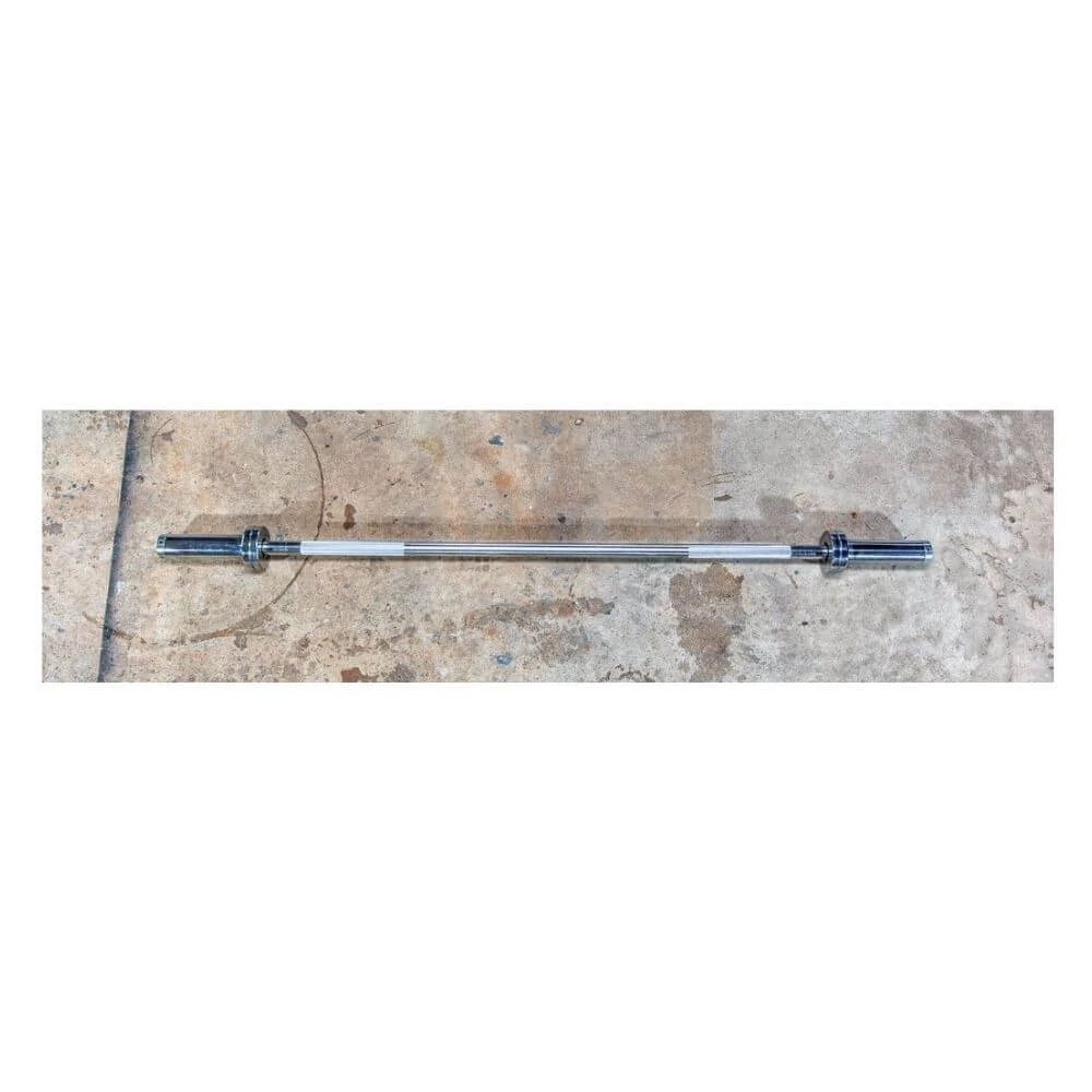 York Barbell 5' International Chrome Olympic Bar - Image 2