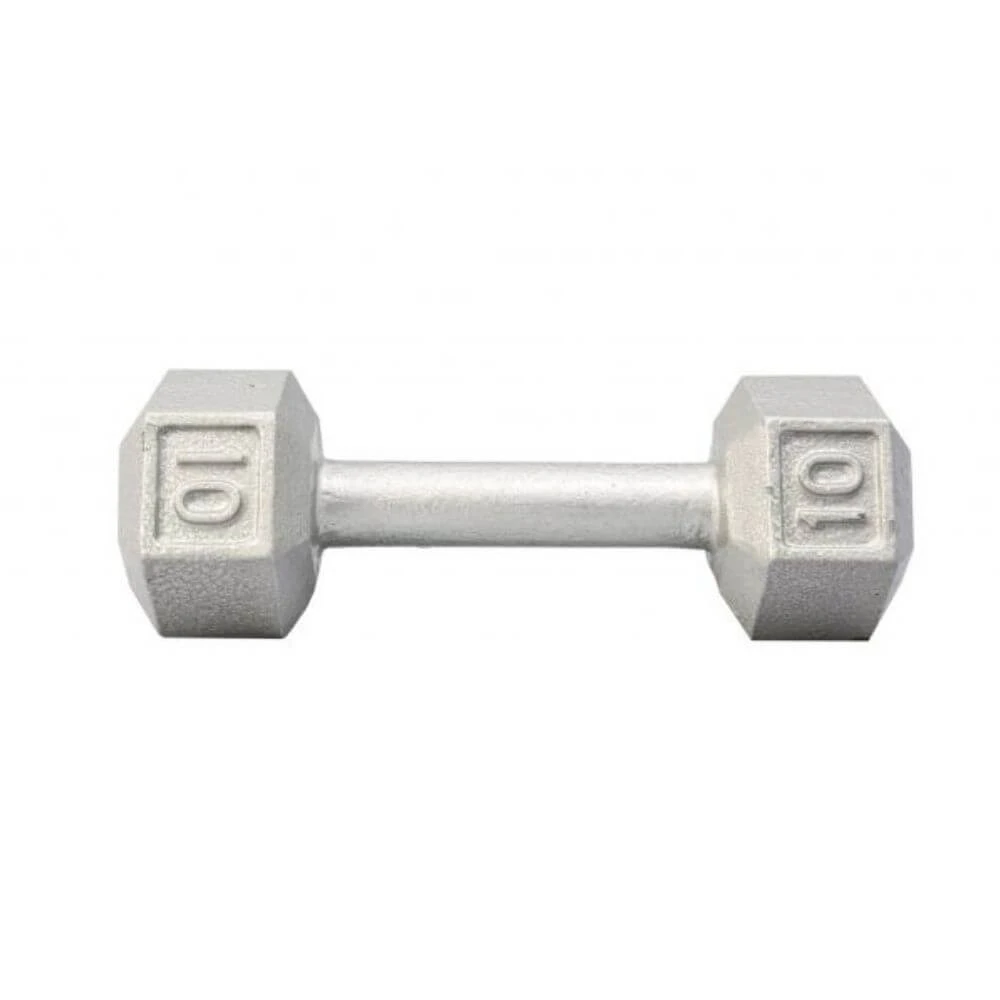 York Barbell Cast Iron Hex Dumbbells 5 York Barbell Cast Iron Hex Dumbbells - Image 5