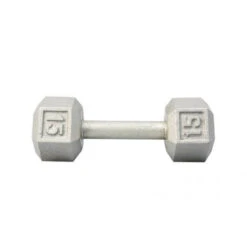 York Barbell Cast Iron Hex Dumbbells 23 York Barbell Cast Iron Hex Dumbbells -Fitness Equipment Sales York Barbell 3461 Cast Iron Hex Dumbbells 15lb
