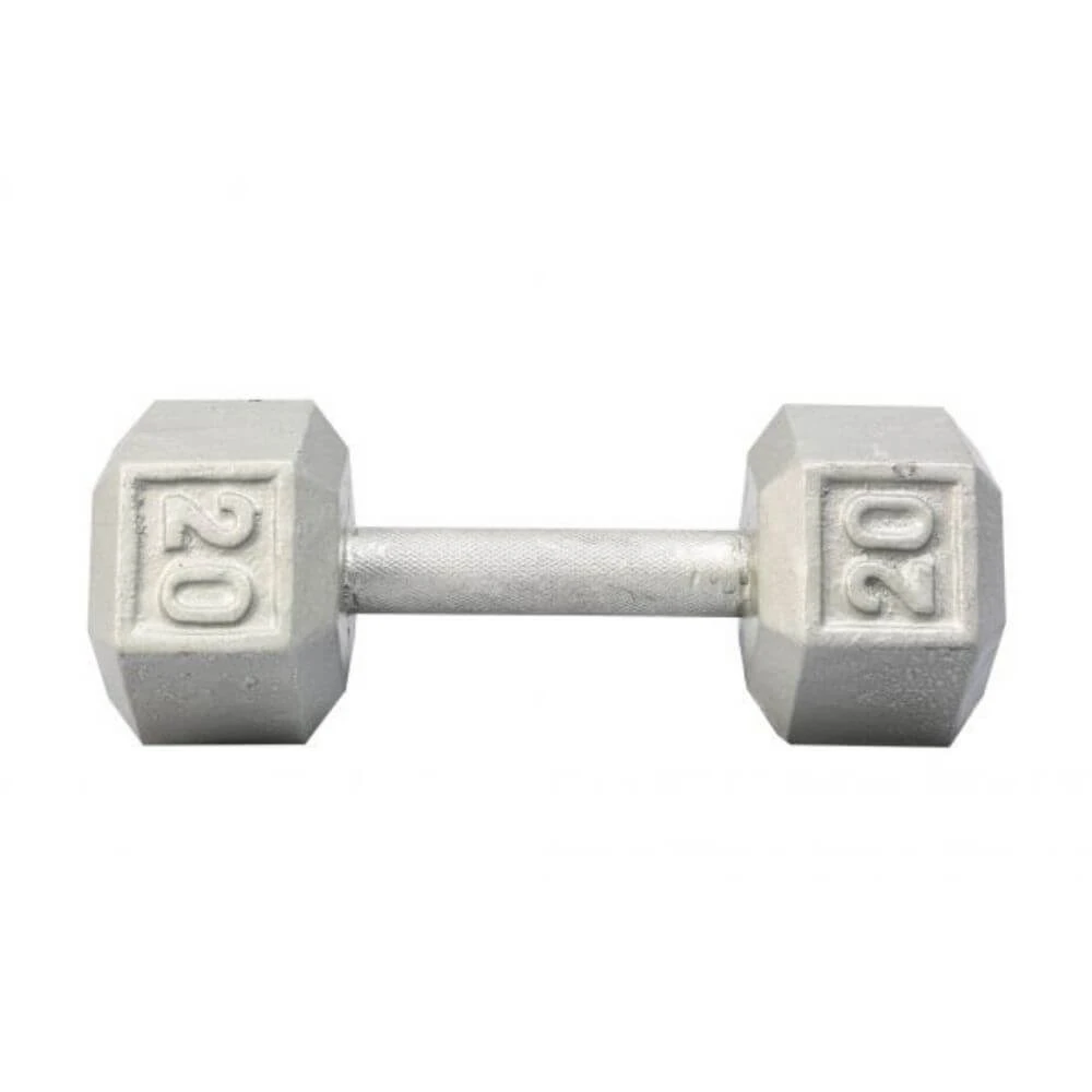 York Barbell Cast Iron Hex Dumbbells 8 York Barbell Cast Iron Hex Dumbbells - Image 8