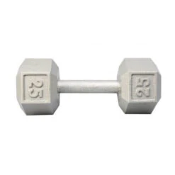 York Barbell Cast Iron Hex Dumbbells 25 York Barbell Cast Iron Hex Dumbbells -Fitness Equipment Sales York Barbell 3461 Cast Iron Hex Dumbbells 25lb