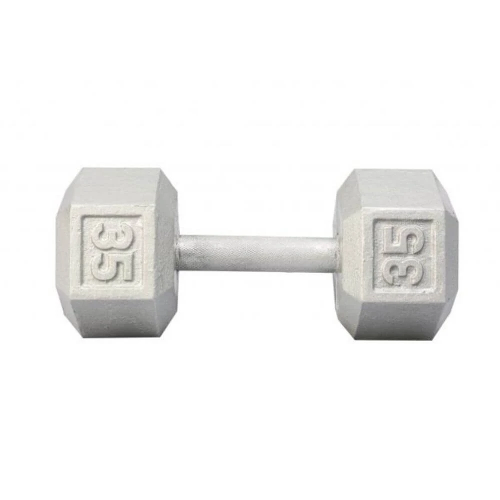 York Barbell Cast Iron Hex Dumbbells 11 York Barbell Cast Iron Hex Dumbbells - Image 11