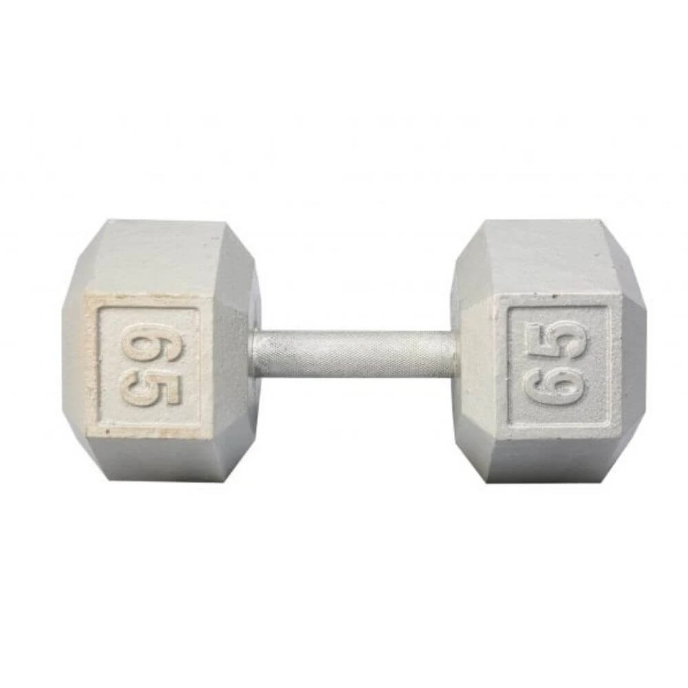 York Barbell Cast Iron Hex Dumbbells 16 York Barbell Cast Iron Hex Dumbbells - Image 16