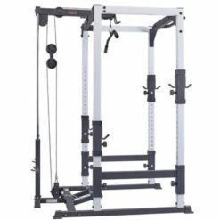 York Barbell FTS Power Cage 13 York Barbell FTS Power Cage -Fitness Equipment Sales York Barbell 48054 FTS Hi Low Pulley Option for Power Cage with weight carriage Side View 7ae610fe 959a 4753 af8d 2c34078b0fec