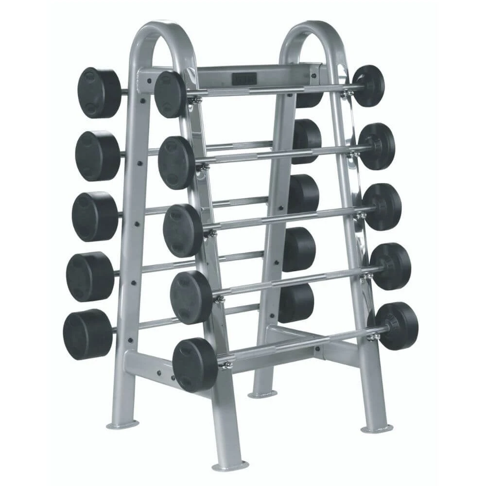 York Barbell ETS Fixed Straight And Curl Bar Rack - Image 2