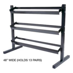 York Barbell 8001 Three Tier Dumbbell Stand