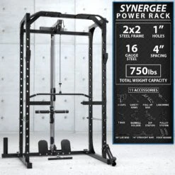 Synergee Power Rack With Pulley System -Fitness Equipment Sales black 20power 20rack 20v1 20amazon 20image 202 20jpg2