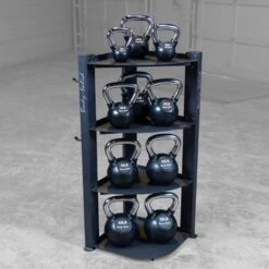 Body Solid Body-Solid Corner Accessory Rack GAR75 -Fitness Equipment Sales body solid gar75 corner accessory storage rack with chrome handle kettlebells