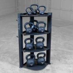 Body Solid Body-Solid Corner Accessory Rack GAR75 -Fitness Equipment Sales body solid gar75 corner accessory storage rack with powder coat kettlebells