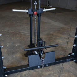 Body-Solid Pro Clubline Half Rack Lat Attachment SPRHLA -Fitness Equipment Sales body solid sprhla pro clubline half rack attachment plate loaded