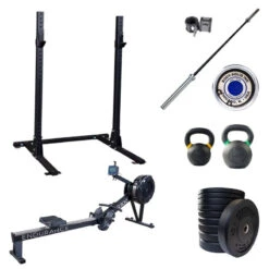 Body Solid Body-Solid Ultimate Garage Gym Squat Stand Package