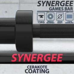 Synergee Games Barbell -Fitness Equipment Sales cerakote 20barbell 20black 2015kg 20amazon 20image 202 20updated
