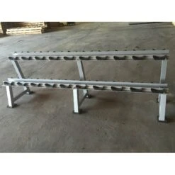 Intek Strength Two Tier Dumbbell Rack With Saddles