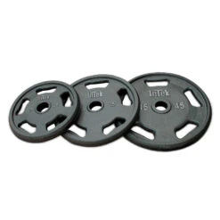 Intek Strength Premium Cast Steel Olympic Plates