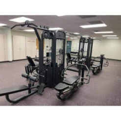 Muscle D Compact 8-Stack Multi Gym MDM-8SCB 9 Muscle D Compact 8-Stack Multi Gym MDM-8SCB -Fitness Equipment Sales muscle d mdm 8scb 8 stack jungle gym angled view multi press