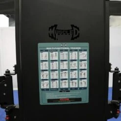 Muscle D Megatron Multi Functional Trainer MDM-MFT -Fitness Equipment Sales muscle d multi functional trainer workout placard