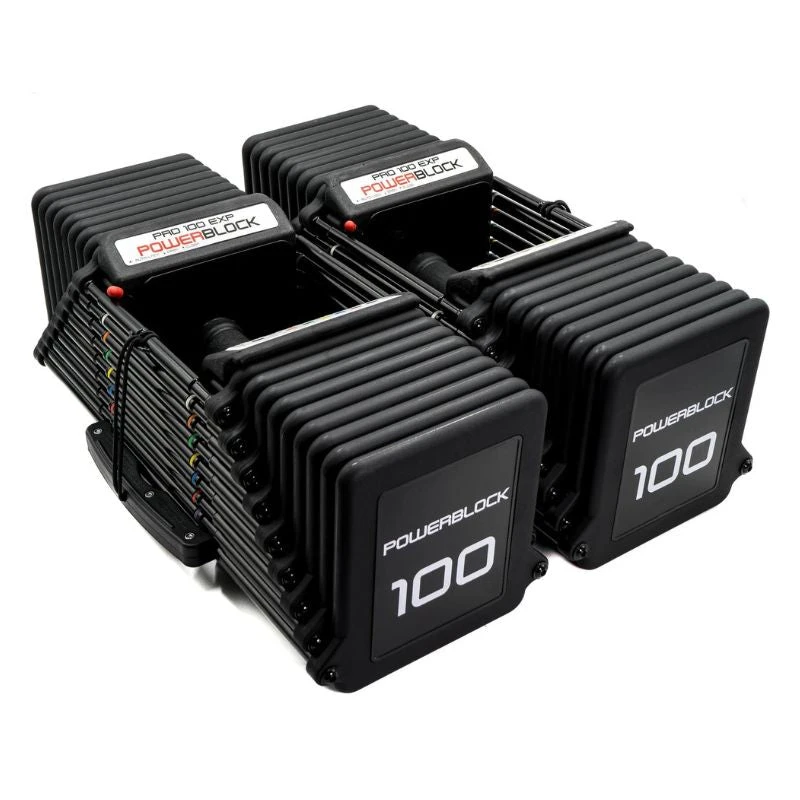 PowerBlock Pro 100 EXP Adjustable Dumbbells 1 PowerBlock Pro 100 EXP Adjustable Dumbbells