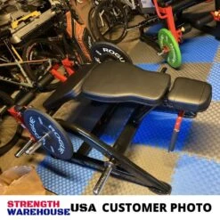 Steelflex Plate Loaded Leg Curl PLLC -Fitness Equipment Sales steelflex pllc customer photo strength warehouse 2