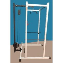 TDS Fitness Lat Pull / Low Row Attachment H-92563LR-O -Fitness Equipment Sales tds lat attachment H 92563LR O attached to rack