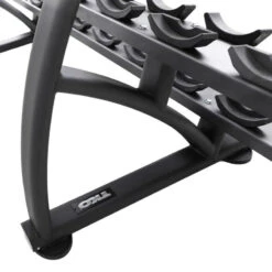 TKO Strength 15 Pair Signature Dumbbell Rack -Fitness Equipment Sales tko strength 15 pair signature dumbbell rack frame close up