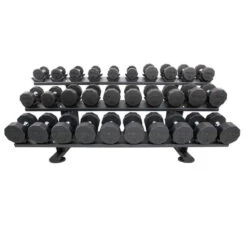 TKO Strength 15 Pair Signature Dumbbell Rack -Fitness Equipment Sales tko strength 15 pair signature dumbbell rack with dumbbells
