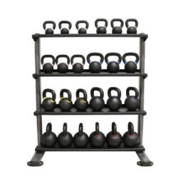 TKO Strength 4-Tier Horizontal Kettlebell Tray Rack
