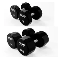 Troy 12-Sided Urethane Dumbbell Sets
