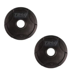 Troy Interlocking Urethane Olympic Grip Plates -Fitness Equipment Sales troy go 005U 5lb urethane olympic plate pair