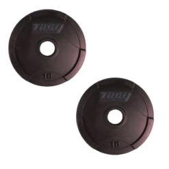 Troy Interlocking Urethane Olympic Grip Plates -Fitness Equipment Sales troy go 010U 10lb urethane olympic plate pair