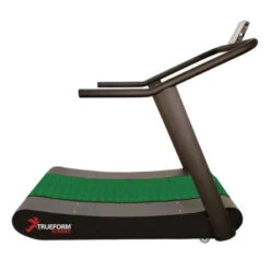 TrueForm Runner Curved Treadmill TFR-D -Fitness Equipment Sales trueform runner black with green field turf