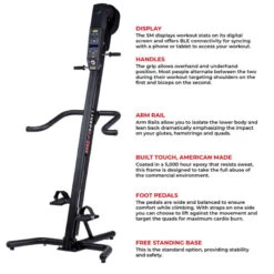 VersaClimber SM-Magnetic Sport Vertical Climber -Fitness Equipment Sales versaclimber sm magnetic climber features