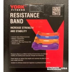 York Barbell Resistance Bands -Fitness Equipment Sales york resistance bands packaging
