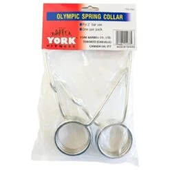York Barbell 2” Olympic Spring Collars - Professional Weight Clips